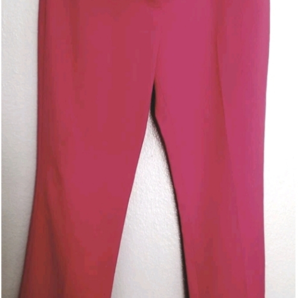 Theory Pants, Womens Size 4, Vibrant Pink Straight Leg